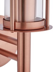 Pacific Grey Myosotis Copper Metal Chimney Outdoor Wall Light - Image 5 of 6