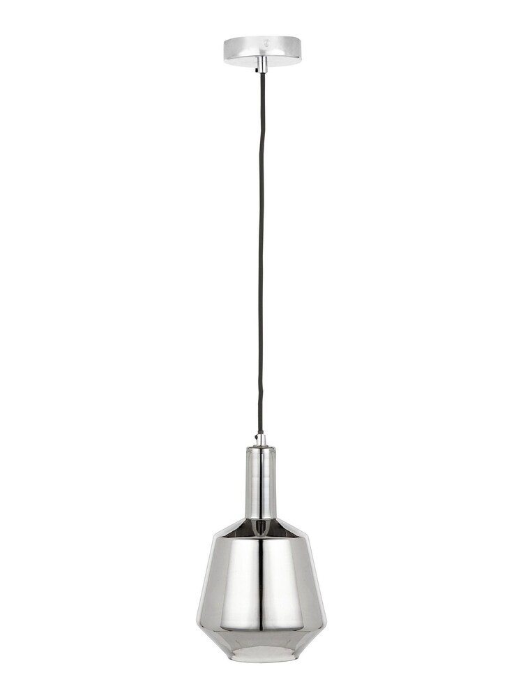 Pacific Grey Jake Shiny Smoked Glass Pendant Ceiling Light - Image 2 of 6 Pacific Grey Jake Shiny Smoked Glass Pendant Ceiling Light - Image 2 of 6