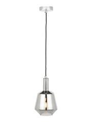 Pacific Grey Jake Shiny Smoked Glass Pendant Ceiling Light - Image 3 of 6