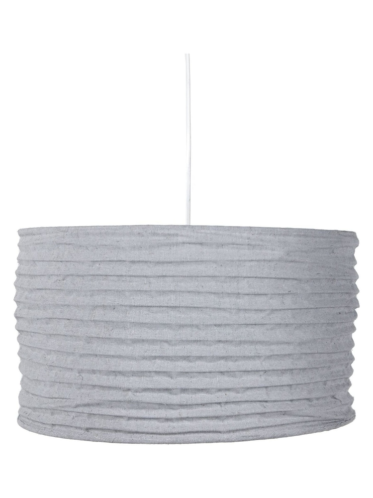 Pacific Grey Patpong 35cm Jute Easy Fit Pendant Ceiling Light - Image 2 of 6 Pacific Grey Patpong 35cm Jute Easy Fit Pendant Ceiling Light - Image 2 of 6