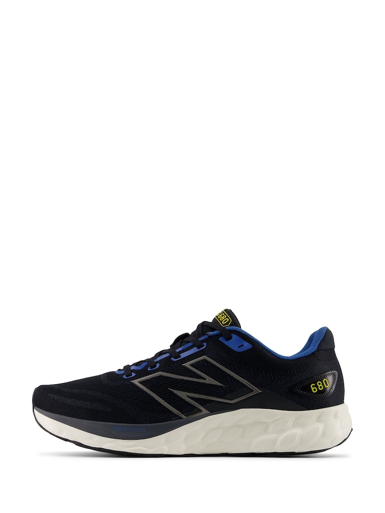 New Balance Black Mens 680 Running Trainers - Image 2 of 5