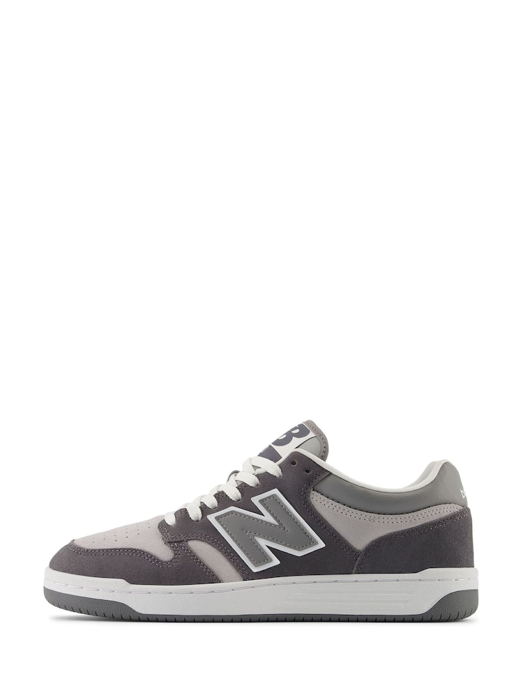New Balance Grey Mens 480 Trainers - Image 2 of 8