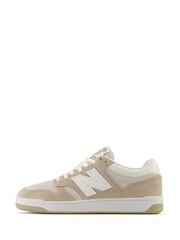 New Balance Grey Cream Mens 480 Trainers - Image 4 of 8