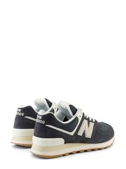 New Balance Blue Womens 574 Trainers - Image 2 of 4