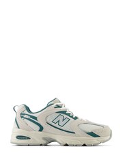 New Balance White Chrome Womens 530 Trainers - Image 1 of 5