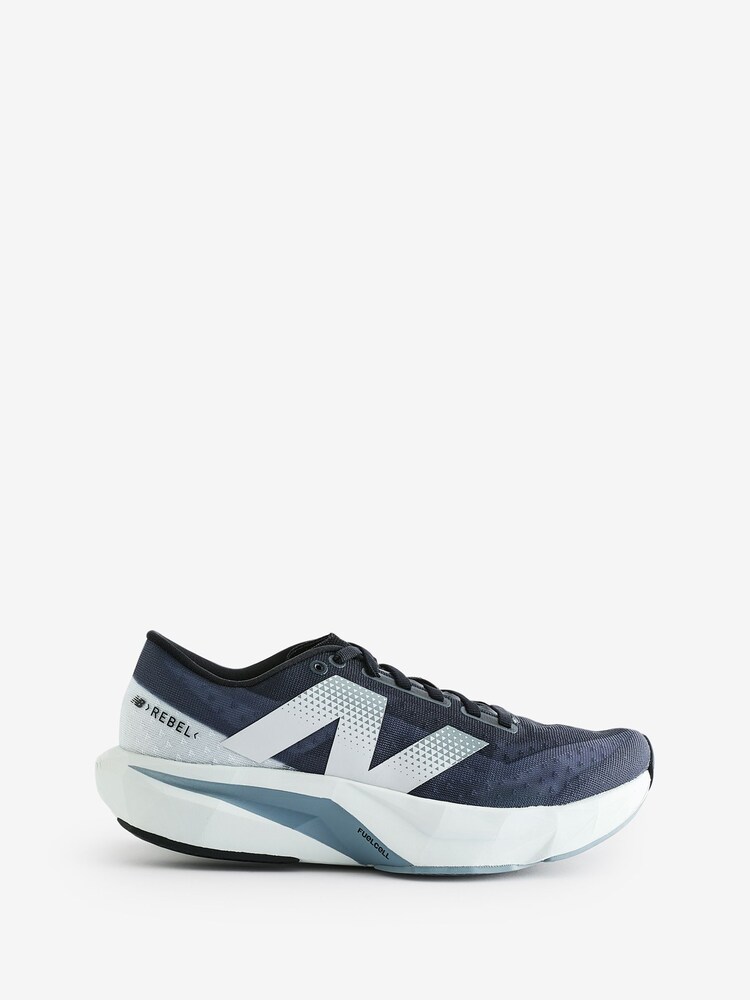 New Balance Grey Womens Fuelcell Rebel Trainers - Image 1 of 10