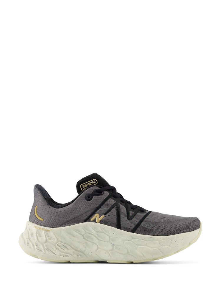 New Balance Grey Womens Fresh Foam X More v4 Trainers - Image 1 of 13