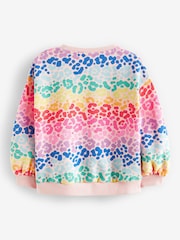 Multi Regenbogen Animal - Sweatshirt mit Pailletten und Rundhalsausschnitt (3–16 J.) - Bild 7 von 8