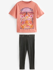 Orange Celestial T-Shirt And Leggings Set (3-16yrs) - Image 4 of 6
