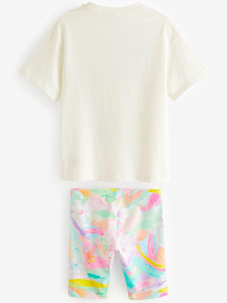 Bicycle Shorts Tie Dye Cycling Short Set Buy Multi Pink Tie Dye T