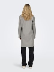 ONLY Grey Lightweight Tailored Coat with Front Pockets - Image 2 of 5