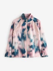 Pink Smudge Sports Zip Through Top (3-16yrs) - Image 5 of 7