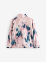 Pink Smudge Sports Zip Through Top (3-16yrs) - Image 6 of 7