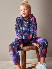 Black Splat Joggers Oversized 90s Joggers (3-16yrs) - Image 1 of 8