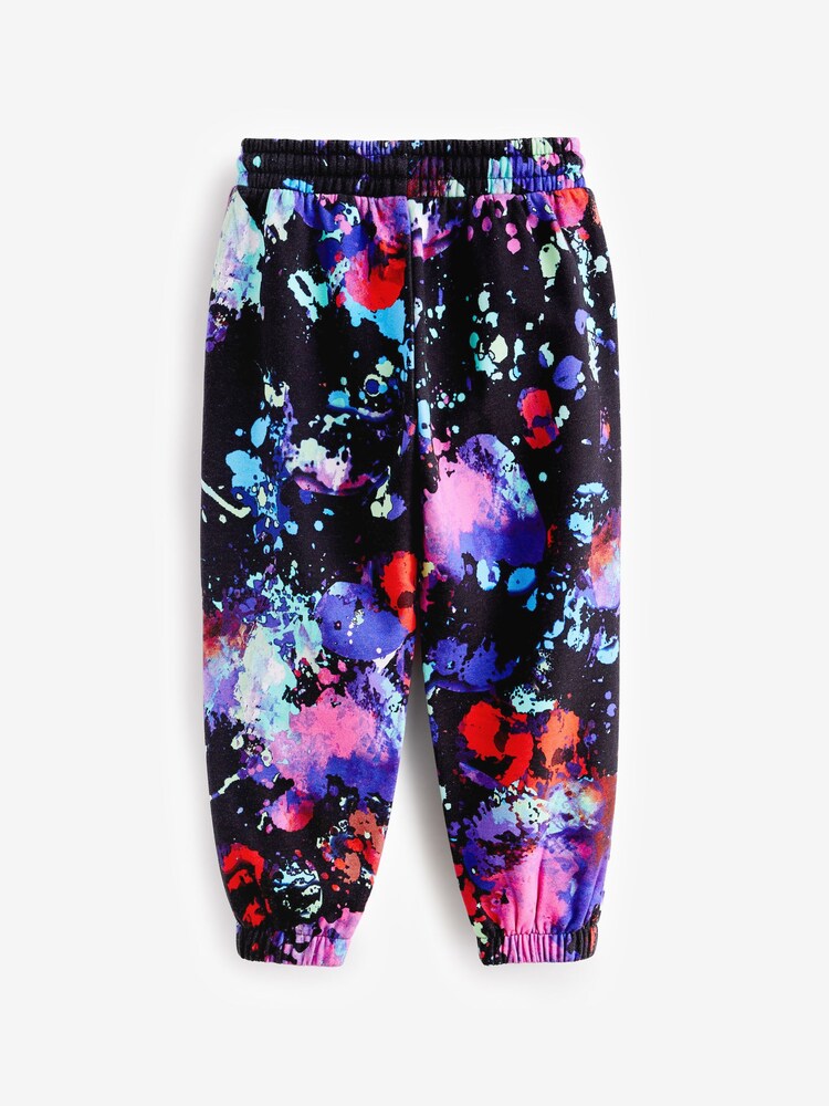 Black Splat Joggers Oversized 90s Joggers (3-16yrs) - Image 7 of 8