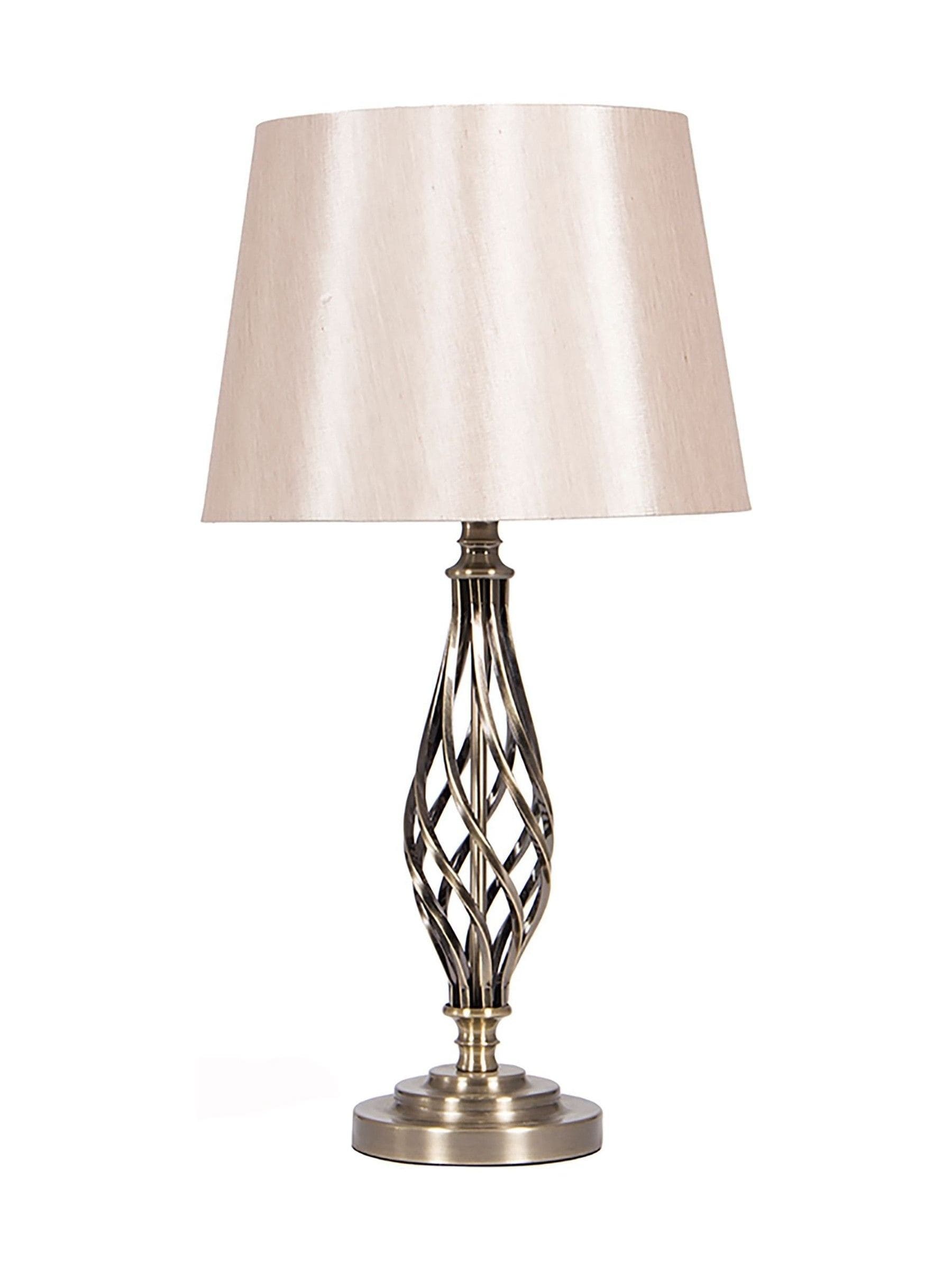 Buy Pacific Antique Brass Jenna Metal Twist Detail Table Lamp from the Next UK online shop
