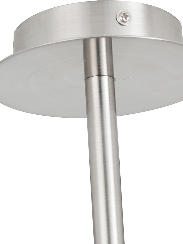 Pacific Grey Midland Marble Effect 5 Arm Pendant Ceiling Light - Image 5 of 5