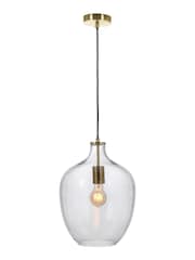 Pacific Clear Islay Bubble Glass Pendant Ceiling Light - Image 2 of 5