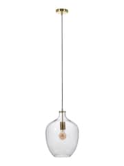 Pacific Clear Islay Bubble Glass Pendant Ceiling Light - Image 3 of 5