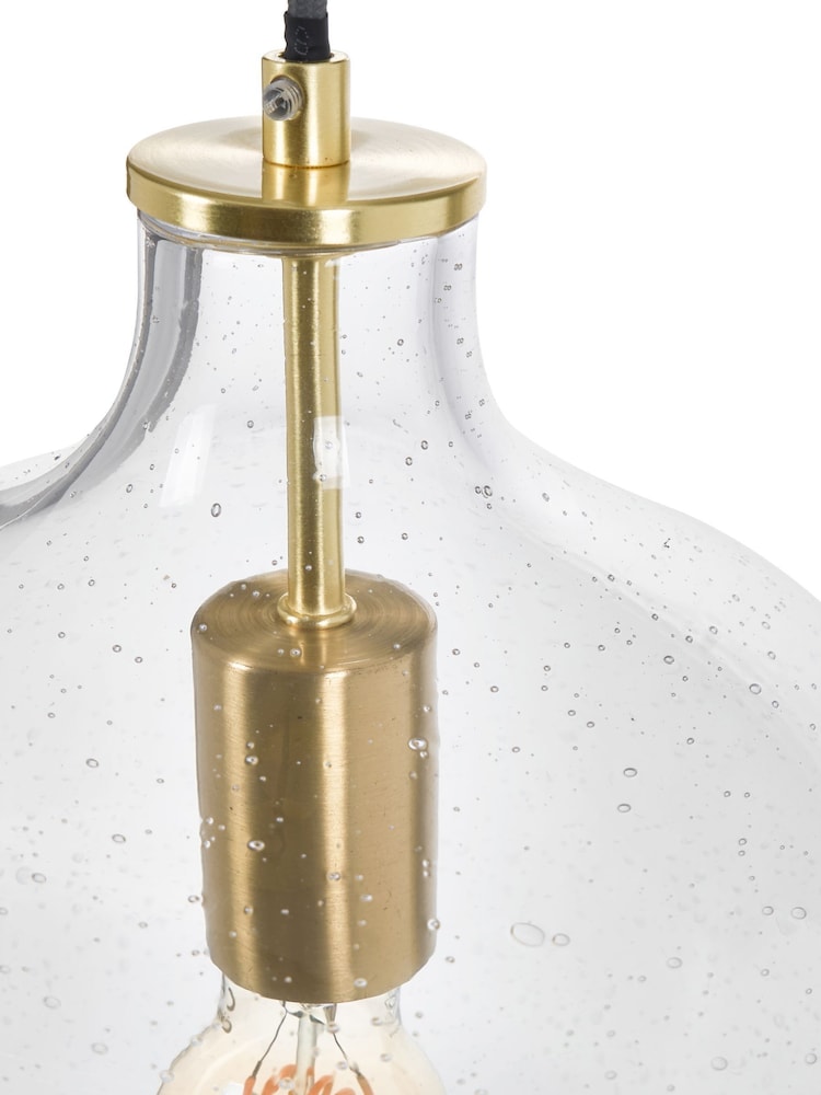 Pacific Clear Islay Bubble Glass Pendant Ceiling Light - Image 5 of 5