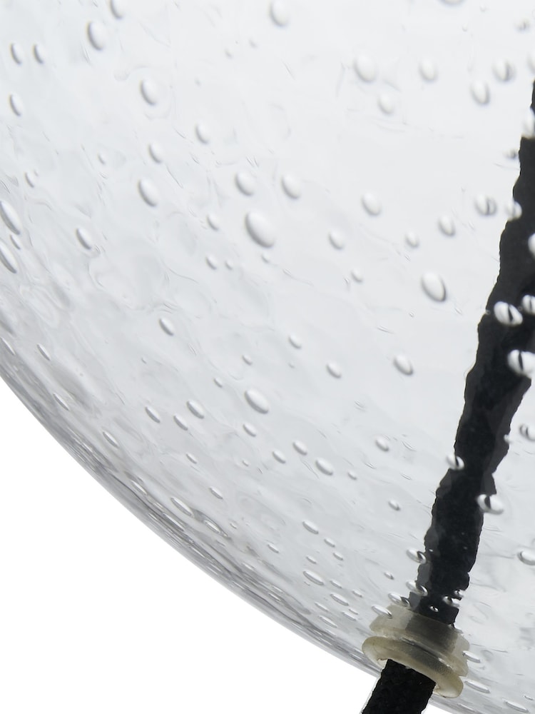 Pacific Clear Beja Organic Shape Bubble Glass Table Lamp - Image 5 of 5