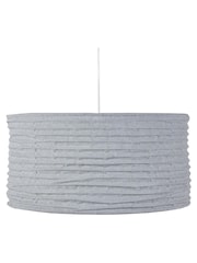 Pacific Grey Patpong 50cm Jute Easy Fit Pendant Ceiling Light - Image 2 of 6