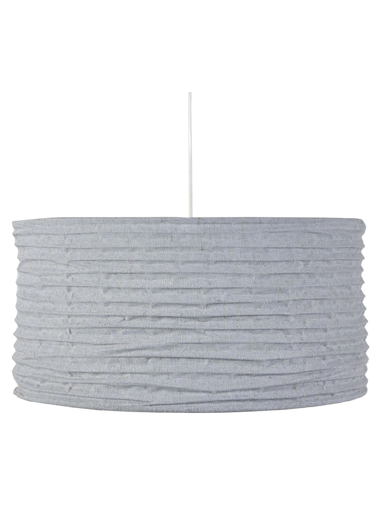 Pacific Grey Patpong 50cm Jute Easy Fit Pendant Ceiling Light - Image 2 of 6