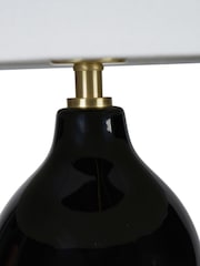 Pacific Black Gatsby Ceramic Table Lamp - Image 4 of 5