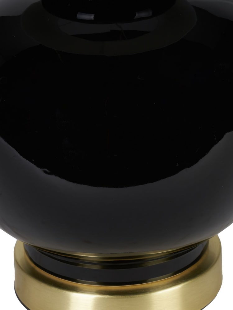 Pacific Black Gatsby Ceramic Table Lamp - Image 5 of 5