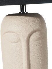 Pacific Cream Rushmore Texture Ceramic Table Lamp - Image 4 of 5