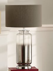 Pacific Grey Vivienne Ombre Glass Table Lamp - Image 1 of 5