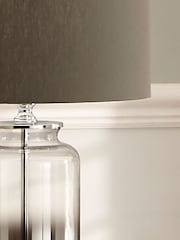 Pacific Grey Vivienne Ombre Glass Table Lamp - Image 2 of 5