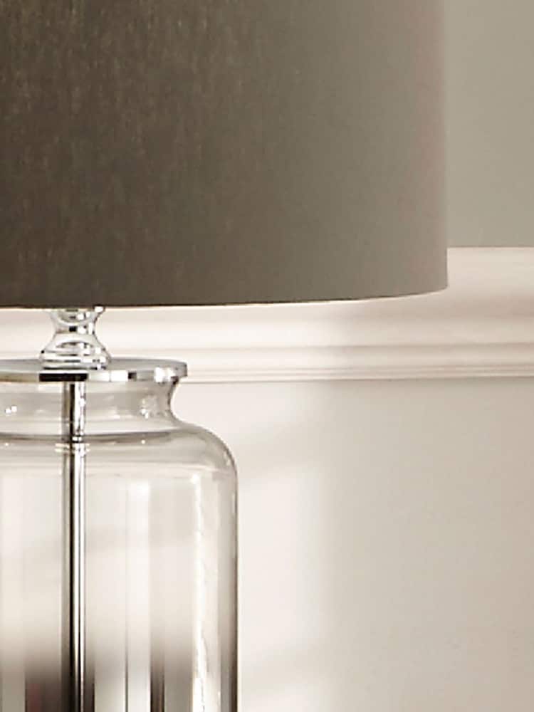 Pacific Grey Vivienne Ombre Glass Table Lamp - Image 2 of 5
