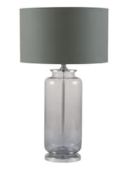 Pacific Grey Vivienne Ombre Glass Table Lamp - Image 3 of 5