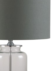 Pacific Grey Vivienne Ombre Glass Table Lamp - Image 4 of 5