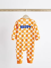 Več - dojenček 100% Cotton brez stopal Sleepsuits 3 komplet With Zip (0mths-3yrs) - Slika 5 iz 13