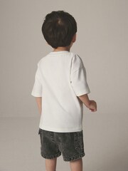 White/Green 100% Cotton Short Sleeve Character T-Shirt (3mths-7yrs) - Image 2 of 6