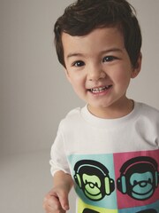 White/Green 100% Cotton Short Sleeve Character T-Shirt (3mths-7yrs) - Image 3 of 6