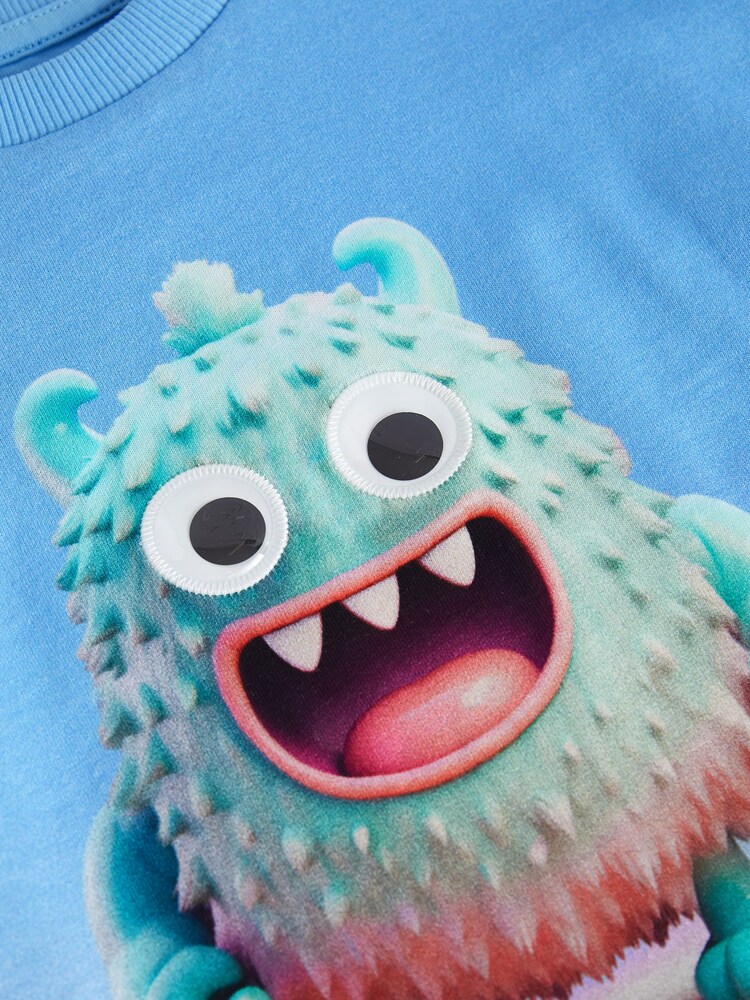 Blue/Green 100% Cotton Short Sleeve Character T-Shirt (3mths-7yrs) - Image 3 of 3