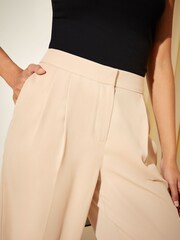 Friends Like These Camel Tall Premium Wide Leg Smart Trousers - Image 3 of 4