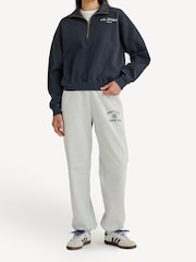Sporty & Rich Black Sport Quarter Zip Sweatshirt - Image 3 of 5