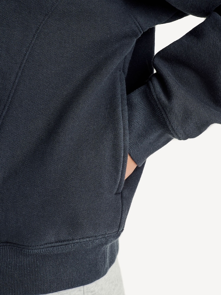 Sporty & Rich Black Sport Quarter Zip Sweatshirt - Image 5 of 5 Sporty & Rich Black Sport Quarter Zip Sweatshirt - Image 5 of 5