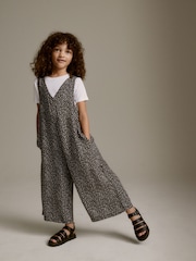 Black/White Spot Jumpsuit And T-Shirt Set (3-16yrs) - Image 1 of 9