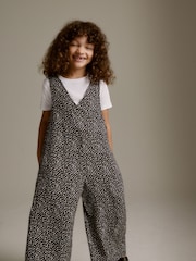 Black/White Spot Jumpsuit And T-Shirt Set (3-16yrs) - Image 3 of 9