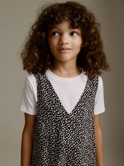 Black/White Spot Jumpsuit And T-Shirt Set (3-16yrs) - Image 5 of 9