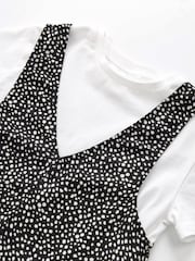 Black/White Spot Jumpsuit And T-Shirt Set (3-16yrs) - Image 9 of 9