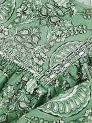 Green Printed Cotton Dress (3-16yrs) - Image 8 of 8