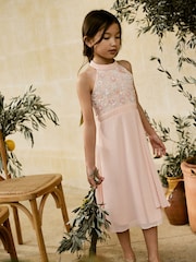 Pink Beaded Prom Dress (6-16yrs) - Image 1 of 5