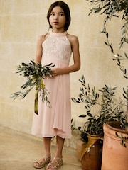 Pink Beaded Prom Dress (6-16yrs) - Image 2 of 5