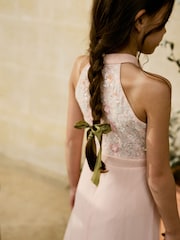 Pink Beaded Prom Dress (6-16yrs) - Image 4 of 5